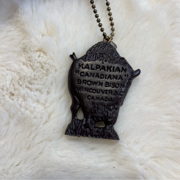 brown bison vintage wool new ! - Picture 6 of 7